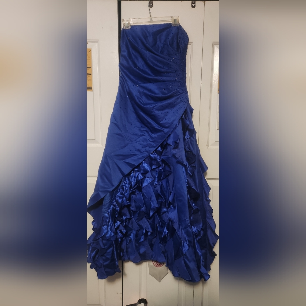 Royal blue formal dress